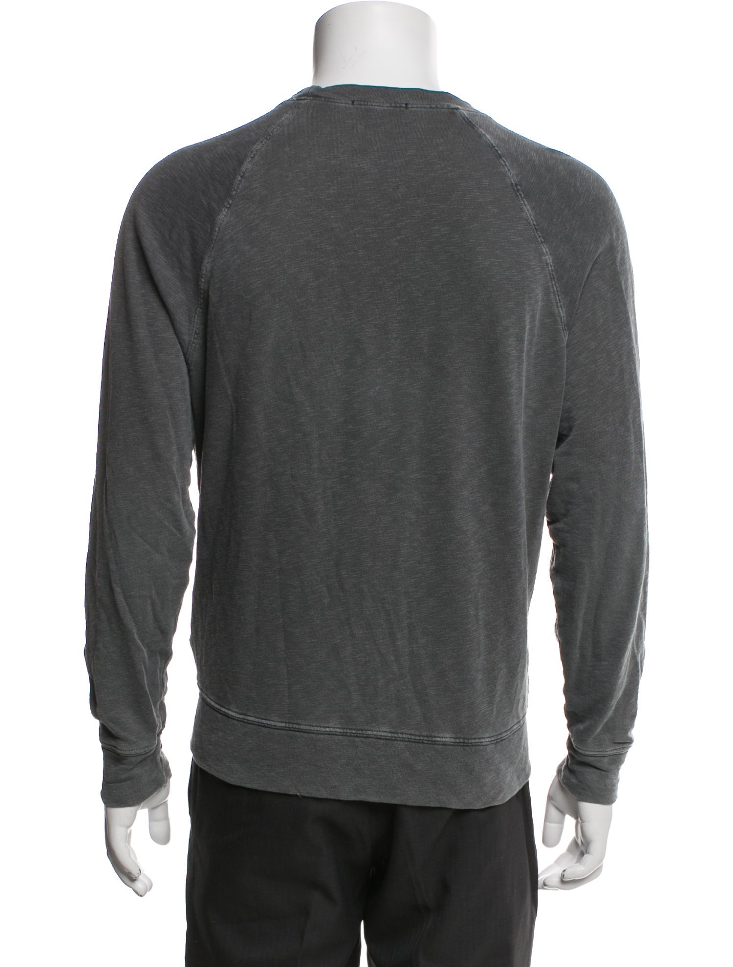 James Perse Crew Neck Long Sleeve Pullover